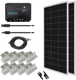 Monocrystalline Solar Kit With Charge Controller