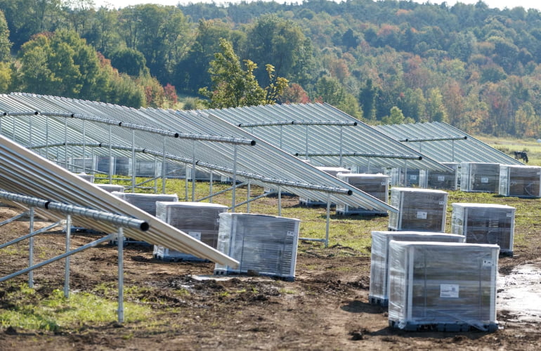 Anza procurement platform can sort available solar products by supply chain availability, more